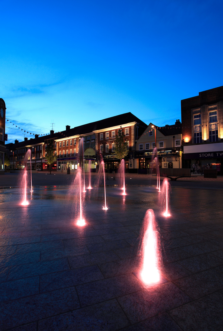 Water Fountains in the Town Centre  